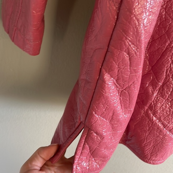 ZARA Girl coat leather - Picture 5 of 7